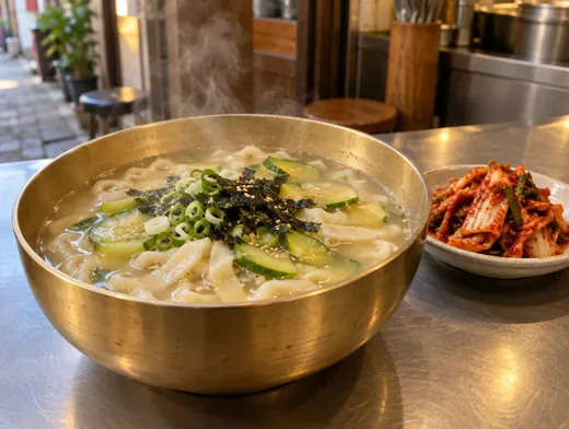밀꽃손칼국수